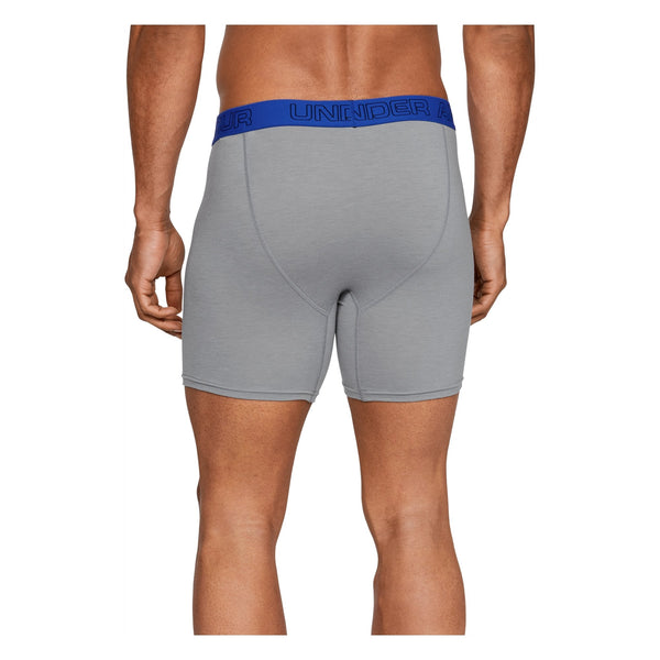 [1277279-038] Mens Under Armour Charged Cotton Stretch 6 Boxerjock 3-Pack