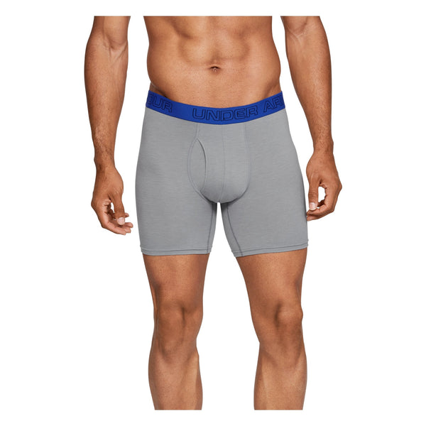 [1277279-038] Mens Under Armour Charged Cotton Stretch 6 Boxerjock 3-Pack