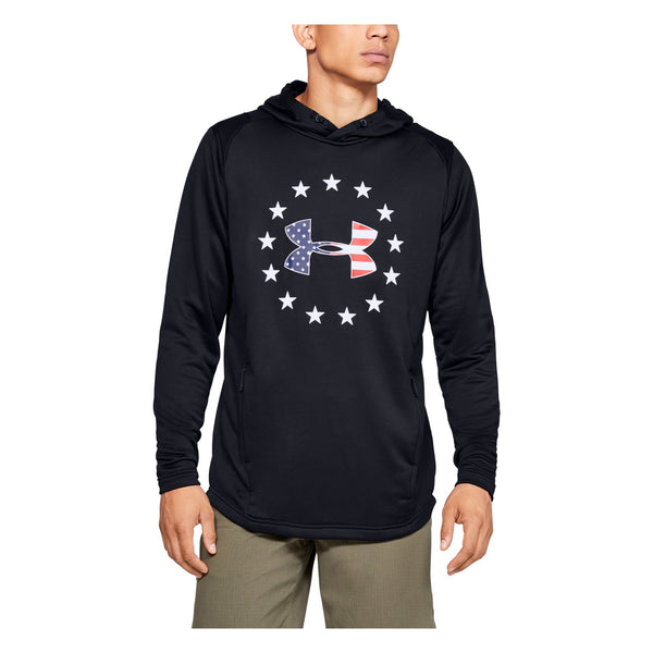 [1323105-002] Mens Under Armour Freedom Tech Terry PO Hoodie