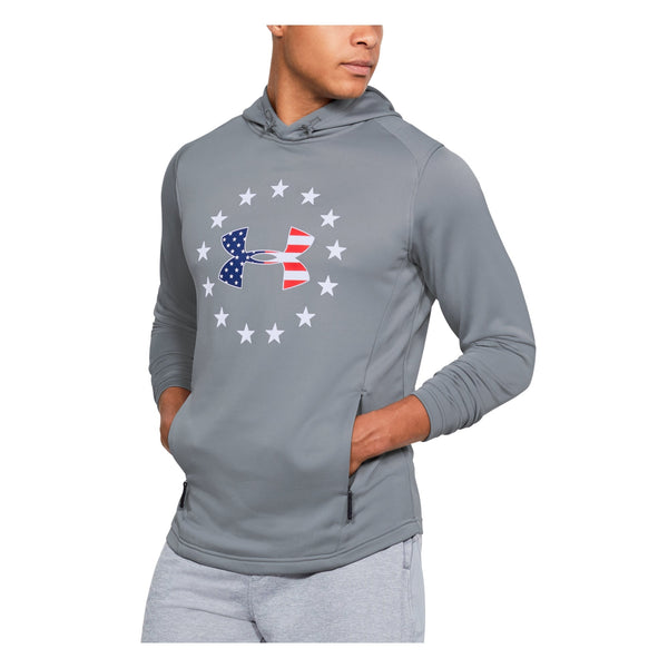 [1323105-035] Mens Under Armour Freedom Tech Terry PO Hoodie