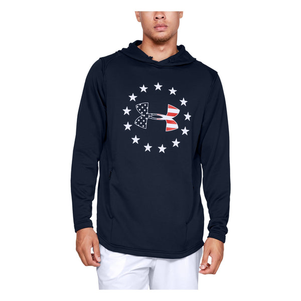 [1323105-408] Mens Under Armour Freedom Tech Terry PO Hoodie