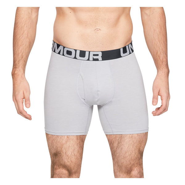 [1327426-011] Mens Under Armour Charged Cotton 6in 3 Pack