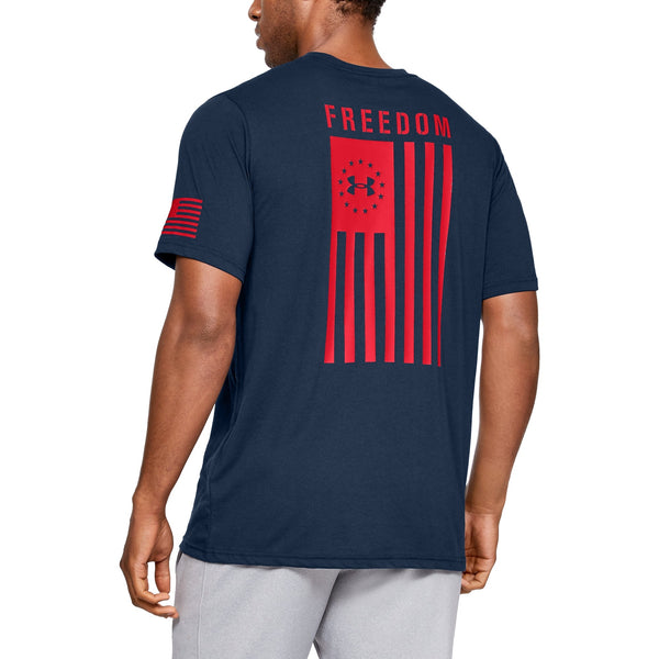[1333350-409] Mens Under Armour Freedom Flag T-Shirt