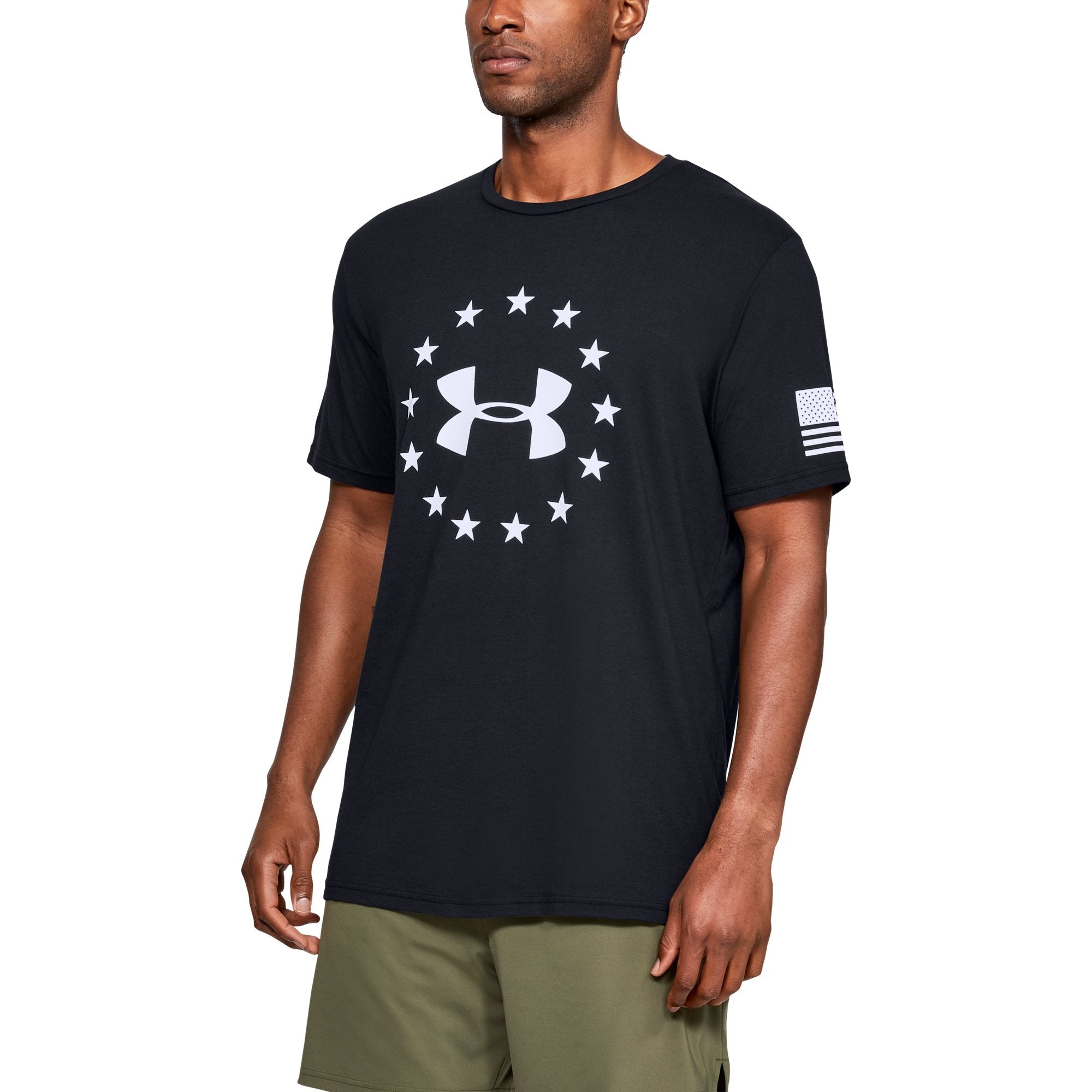 [1333351-001] Mens Under Armour Freedom Logo T Shirt