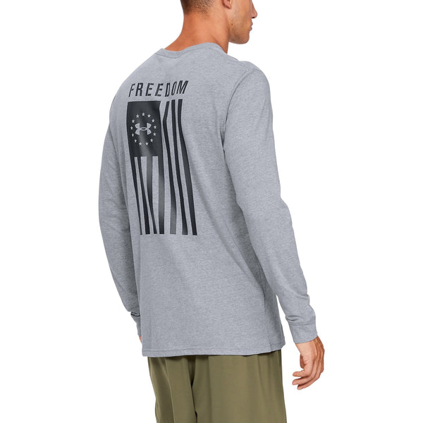 [1333369-035] Mens Under Armour Freedom Flag Long Sleeve Tee