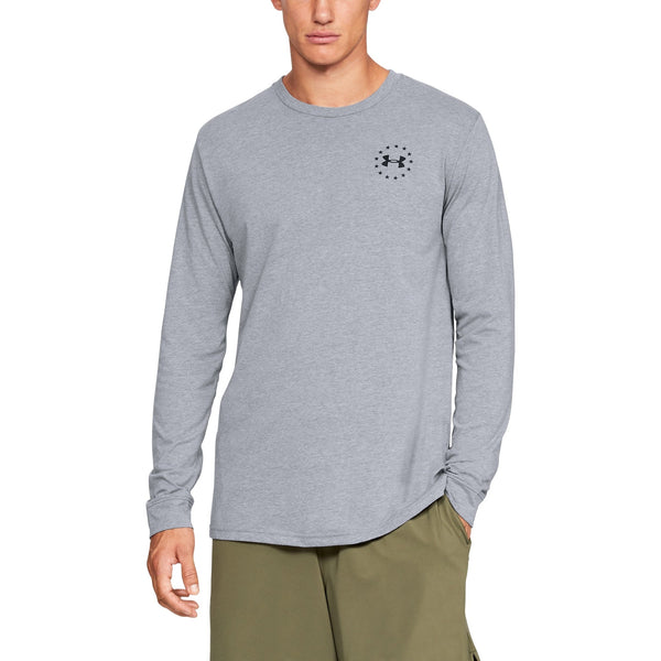 [1333369-035] Mens Under Armour Freedom Flag Long Sleeve Tee