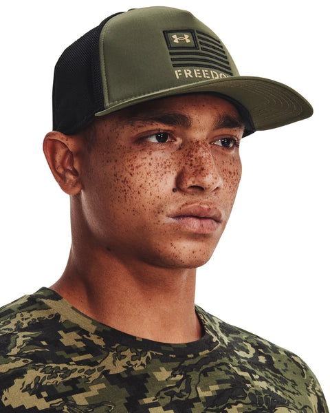 [1351640-391] MENS UNDER ARMOUR FREEDOM TRUCKER CAP
