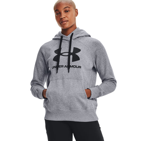 [1356318-035] Womens Under Armour Rival Fleece Logo Hoodie