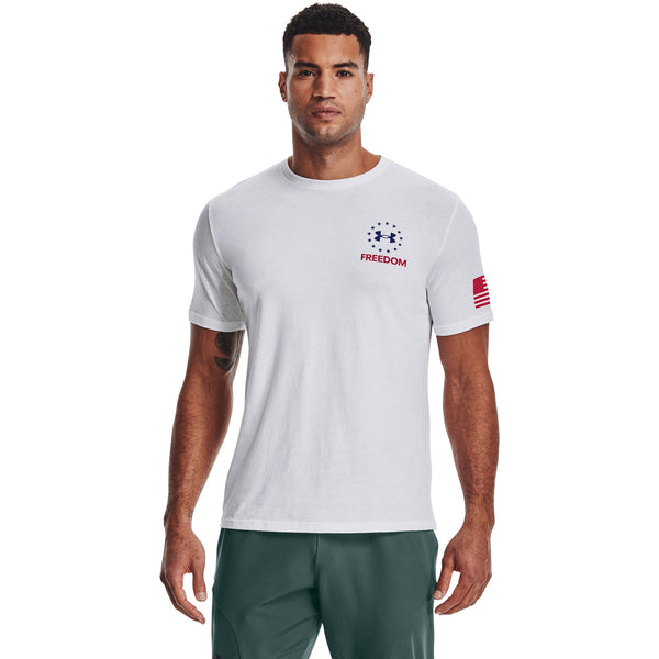 [1362049-100] Mens Under Armour Freedom USA Eagle T