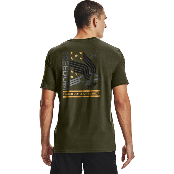 [1362049-390] Mens Under Armour Freedom USA Eagle T
