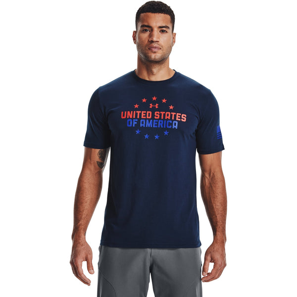 [1365051-408] Mens Under Armour Freedom US of A T-Shirt