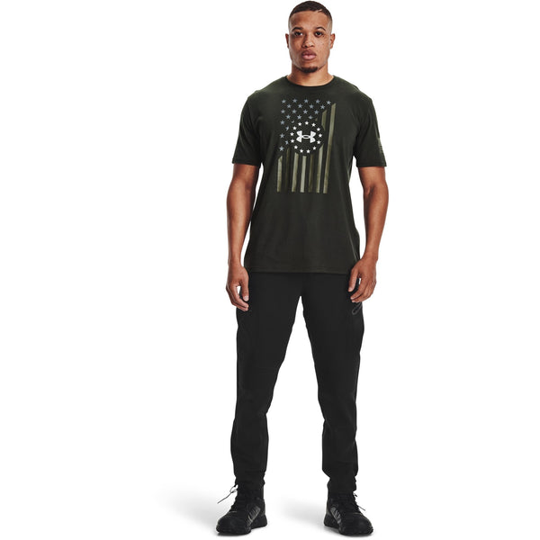 [1365053-310] Mens Under Armour Freedom Chest Flag T-Shirt