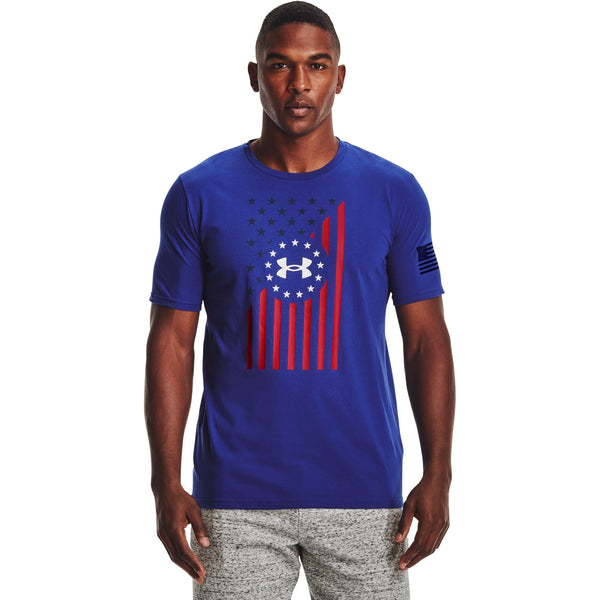 [1365053-400] Mens Under Armour Freedom Chest Flag T-Shirt