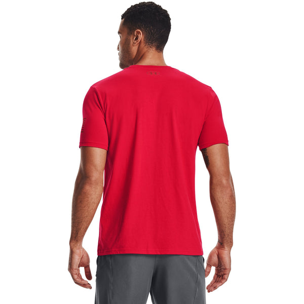 [1365053-600] Mens Under Armour Freedom Chest Flag T-Shirt