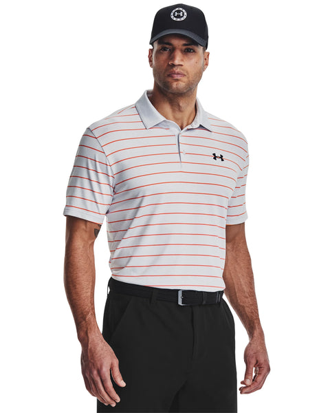 [1378676-014] MENS UNDER ARMOUR PLAYOFF 3.0 STRIPE POLO