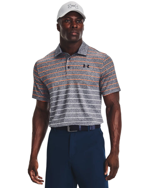 [1378676-412] MENS UNDER ARMOUR PLAYOFF 3.0 STRIPE POLO