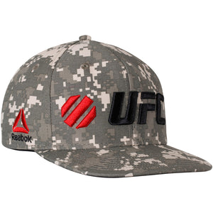 [VT85Z] UFC Digital Camo Flat Brim Snapback Hat