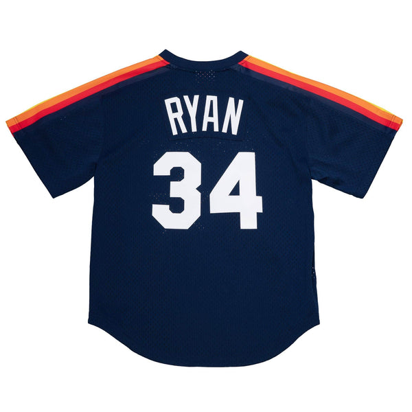 MITCHELL & NESS MLB AUTHENTIC BP JERSEY - PULLOVER HOUSTON ASTROS 1988 NOLAN RYAN