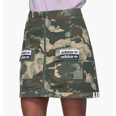 [ED7456] Womens Adidas Originals Camo Skirt