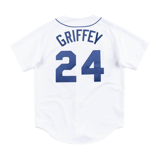 [AJY1GS18027-SMAWHIT89KGJ] Mens Mitchell & Ness MLB Home Jersey Mariners 89 Ken Griffey Jr