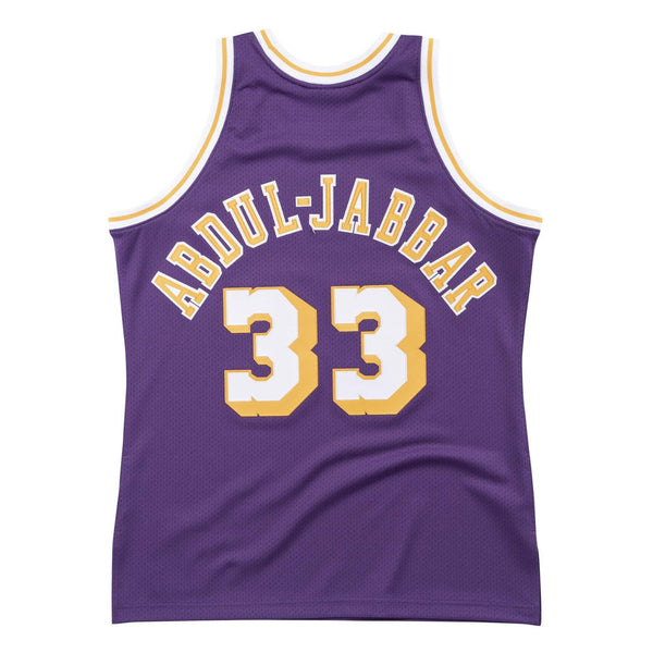 Mens Mitchell & Ness NBA Authentic Jersey LA Lakers 1983-84 Kareem Abdul-Jabbar - sneakAR