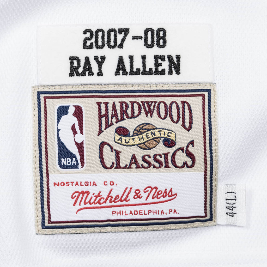 Men's Mitchell & Ness Ray Allen White Boston Celtics 2007-08
