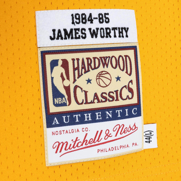 MITCHELL & NESS NBA AUTHENTIC JERSEY LA LAKERS 84 JAMES WORTHY