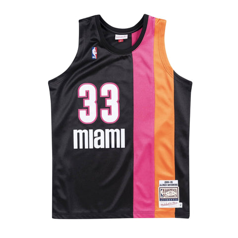 Mens Mitchell & Ness NBA Authentic Jersey Miami Heat Alternate 2005-06 Alonzo Mourning - sneakAR