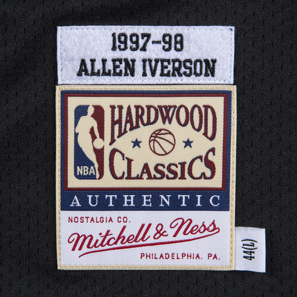 MITCHELL & NESS NBA AUTHENTIC ROAD JERSEY PHILADELPHIA 76ERS 97 ALLEN IVERSON