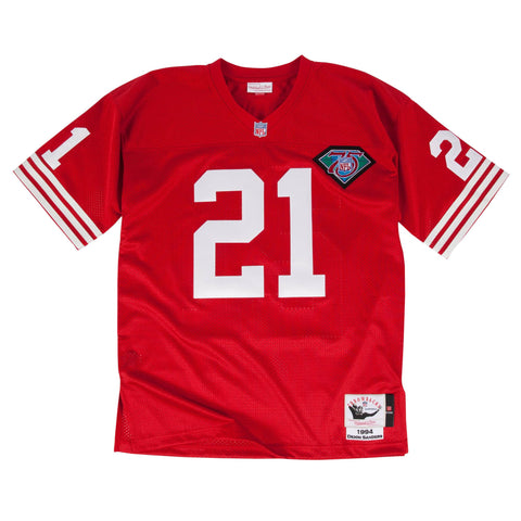 [AJY6CP18043-SF4SCAR94DSA] Mens Mitchell & Ness NFL Authentic Jersey San Francisco 49ers 1994 Deion Sanders