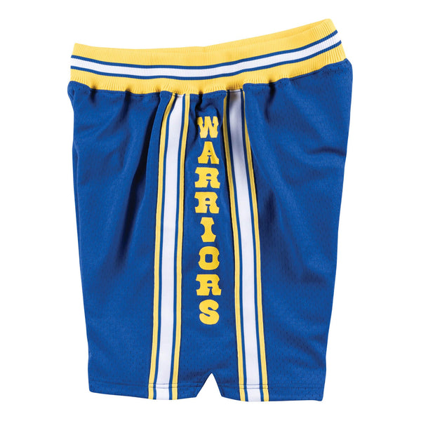 Mens Mitchell & Ness NBA Authentic Shorts Golden State Warriors Road 1981-82