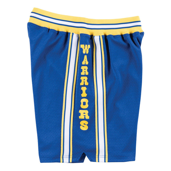 Mens Mitchell & Ness NBA Authentic Shorts Golden State Warriors Road 1981-82