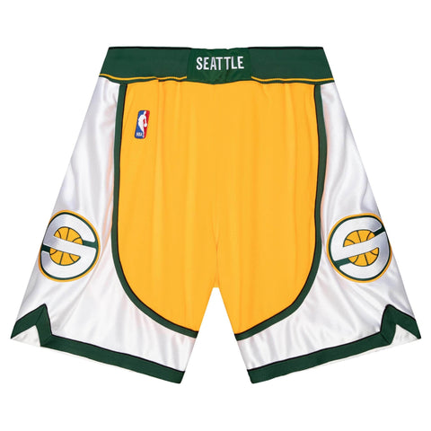 MITCHELL & NESS NBA AUTHENTIC SHORTS SEATTLE SUPERSONICS 07-08