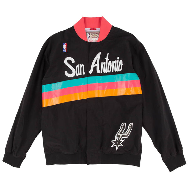 Mens Mitchell & Ness NBA AUTHENTIC WARM UP JACKET - SAN ANTONIO SPURS 94-95