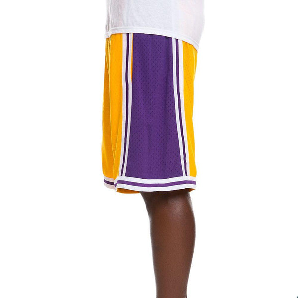 Mens Mitchell & Ness NBA Swingman Shorts Los Angeles Lakers - sneakAR