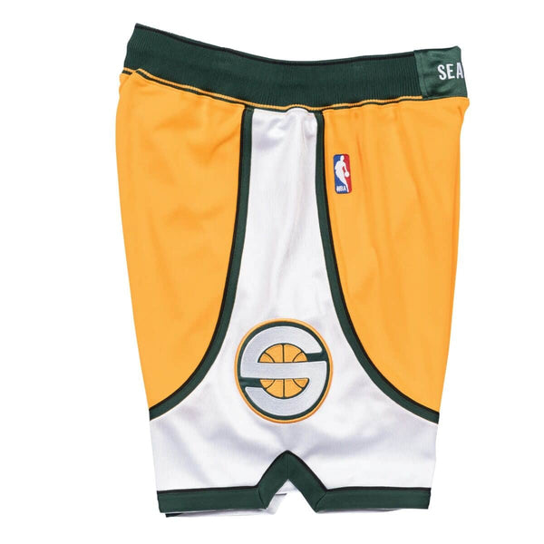 Mens Mitchell & Ness NBA Authentic Shorts Seattle Supersonics 2007-08