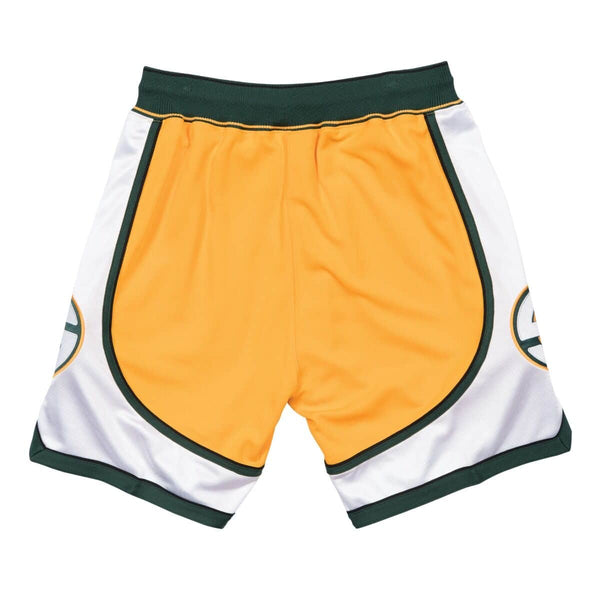 Mens Mitchell & Ness NBA Authentic Shorts Seattle Supersonics 2007-08