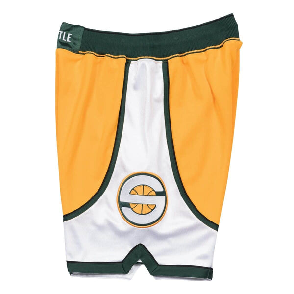 Mens Mitchell & Ness NBA Authentic Shorts Seattle Supersonics 2007-08