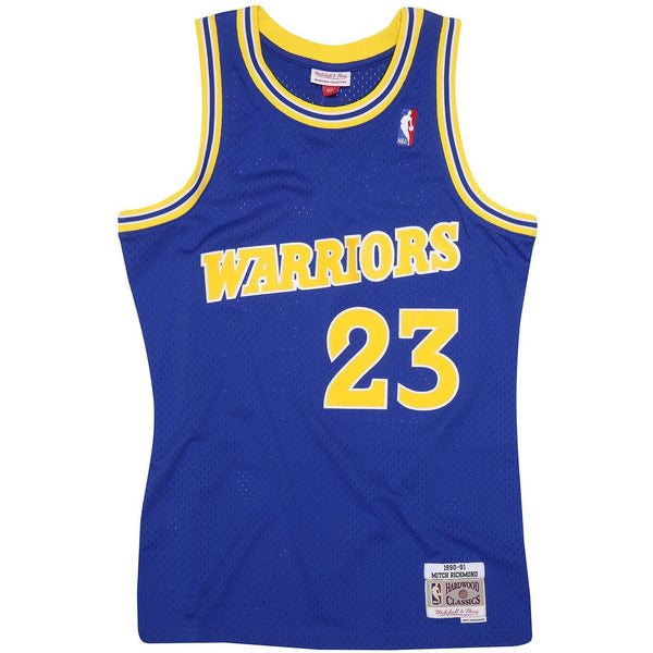 [BA84SOGSWBC8R] Mens Mitchell & Ness NBA Swingman Jersey Warriors Mitch Richmond