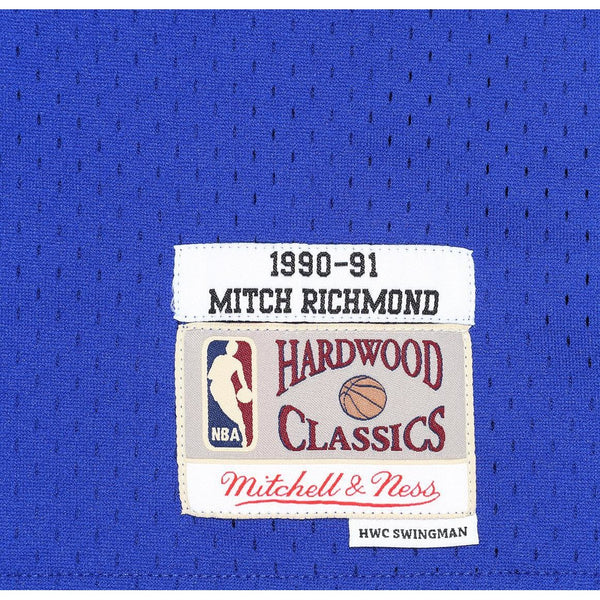 [BA84SOGSWBC8R] Mens Mitchell & Ness NBA Swingman Jersey Warriors Mitch Richmond