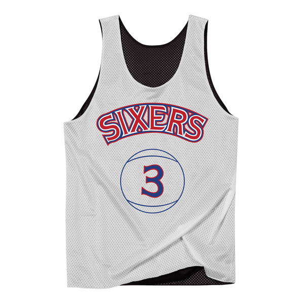 Mens Mitchell & Ness NBA Reversible Mesh Tank Top Allen Iverson 76ers