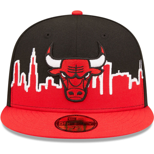 [60289533] Mens New Era NBA CHICAGO BULLS 5950 TIP OFF NERO FITTED - BLACK/RED