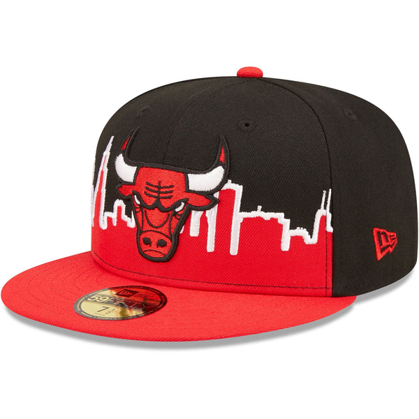 [60289533] Mens New Era NBA CHICAGO BULLS 5950 TIP OFF NERO FITTED - BLACK/RED