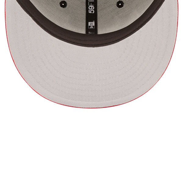 [60289533] Mens New Era NBA CHICAGO BULLS 5950 TIP OFF NERO FITTED - BLACK/RED