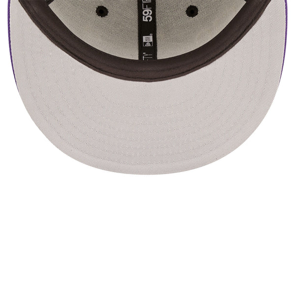 [60289537] MENS NEW ERA NBA LA LAKERS 5950 FITTED-BLACK/PURPLE