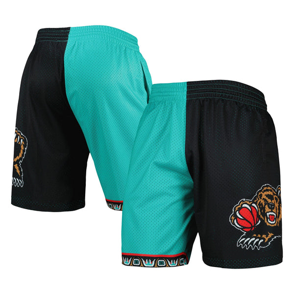 MITCHELL & NESS NBA SPLIT SWINGMAN SHORTS VANCOUVER GRIZZLIES 1998