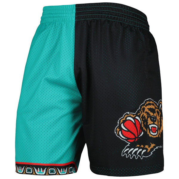 MITCHELL & NESS NBA SPLIT SWINGMAN SHORTS VANCOUVER GRIZZLIES 1998