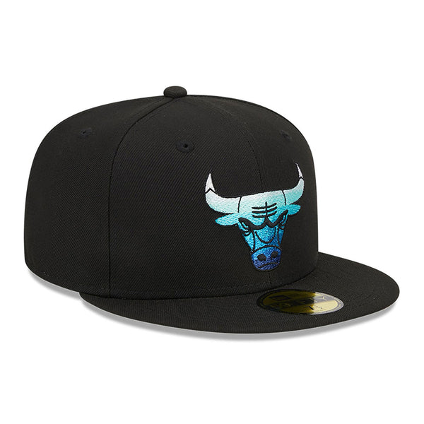 [60417723] Mens New Era NBA CHICAGO BULLS 5950 GRADIENT FITTED - BLACK