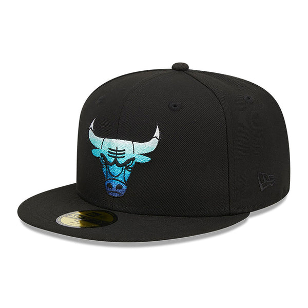 [60417723] Mens New Era NBA CHICAGO BULLS 5950 GRADIENT FITTED - BLACK
