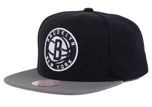 [HHSS3264-BNEYYPPPBKGY] MENS NBA BROOKLYN NETS TEAM 2 TONE 2.0 SNAPBACK